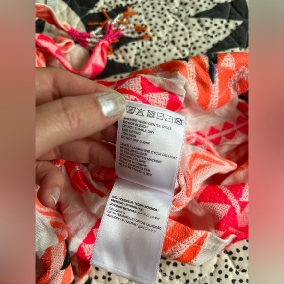 Farm Rio Printed Drawstring Tribal Shorts - Picture 10 of 12